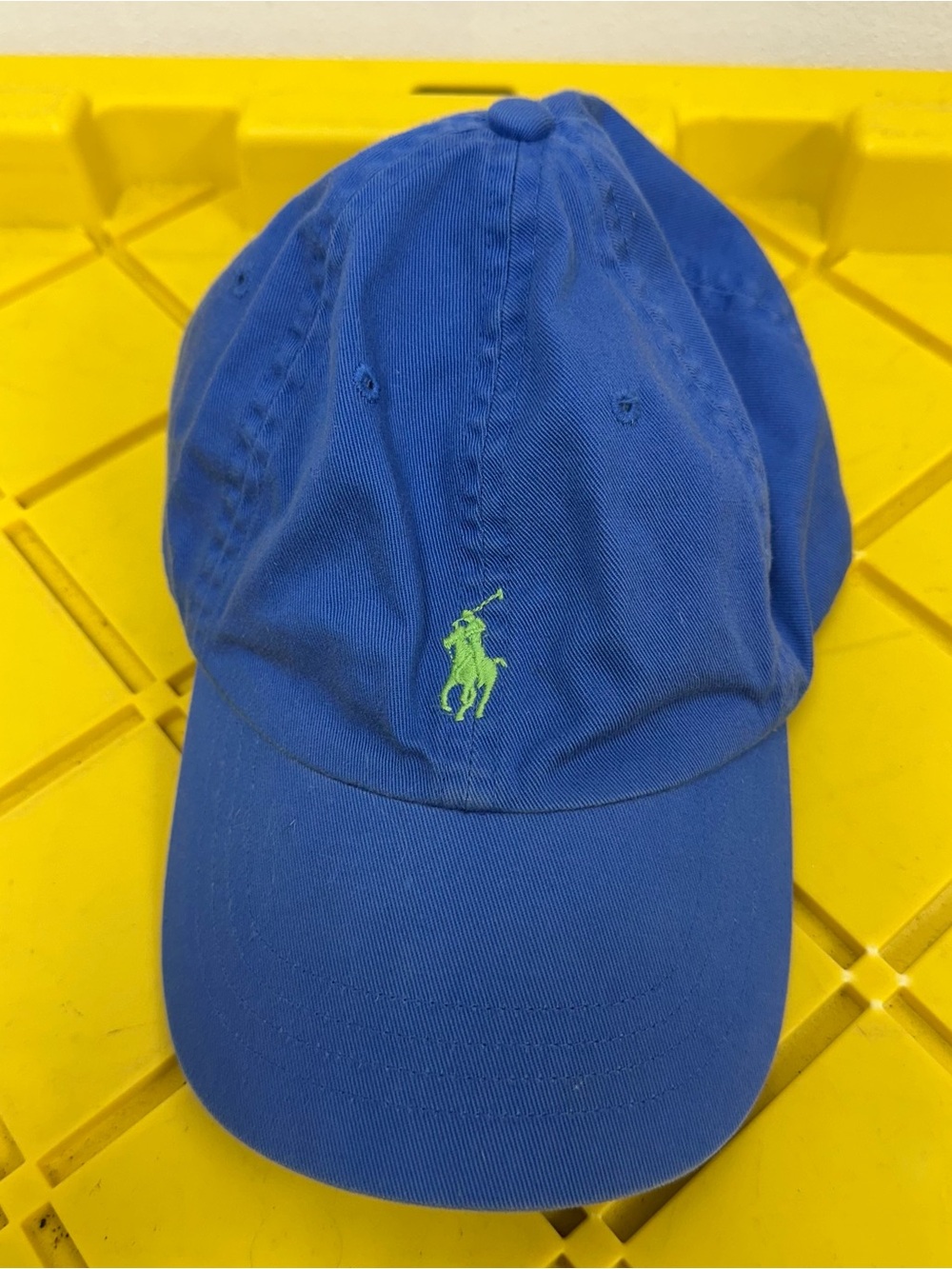 Polo Ralph Lauren Multi Color Pony Strapback Hat Cap Blue preppy